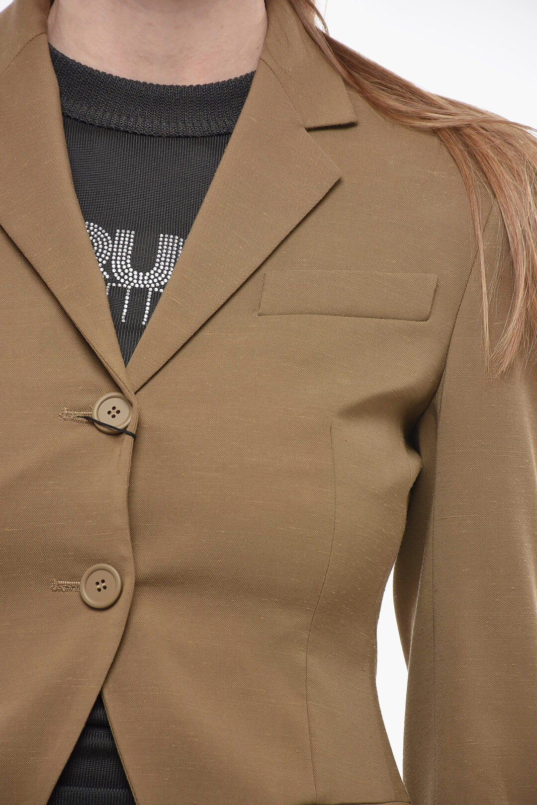 Sportmax Front Split BOSCO Slim Fit Blazer women - Glamood