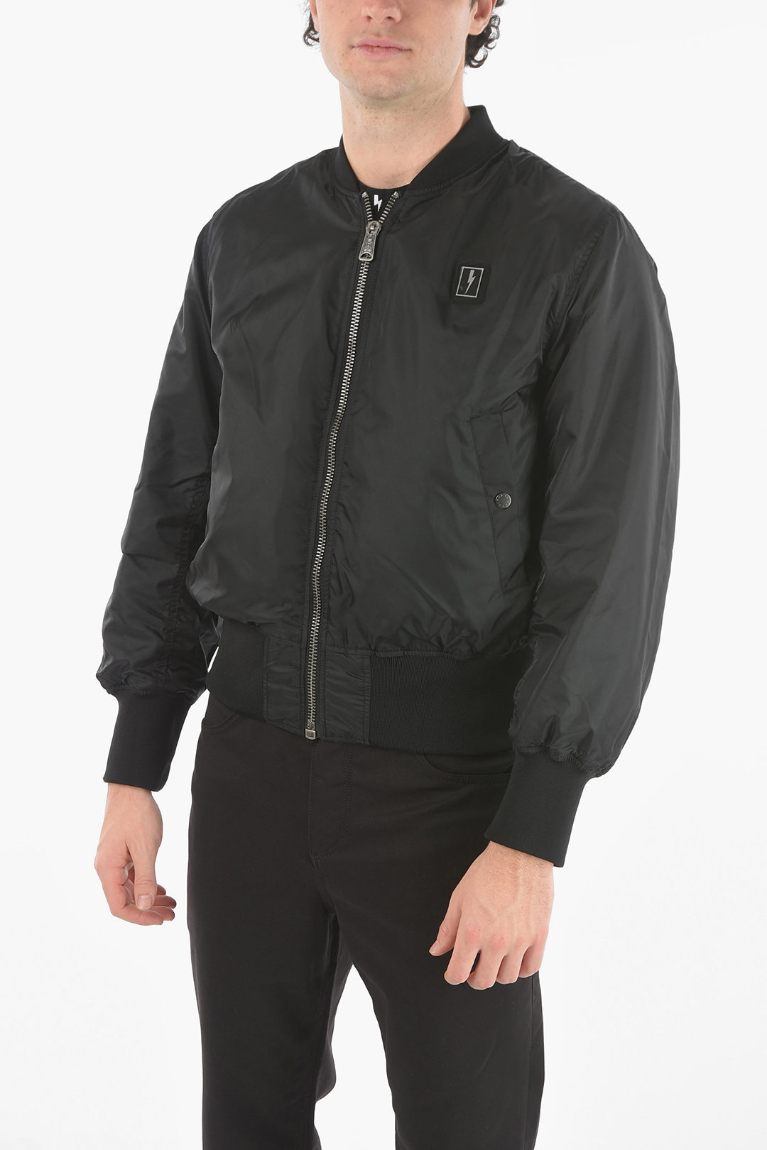 Front Zipped ALPHA INDUSTRIES Revrsible Bomber Jacket