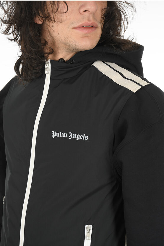 PALM ANGELS Logo-Print Cotton-Jersey Hoodie for Men | MR PORTER