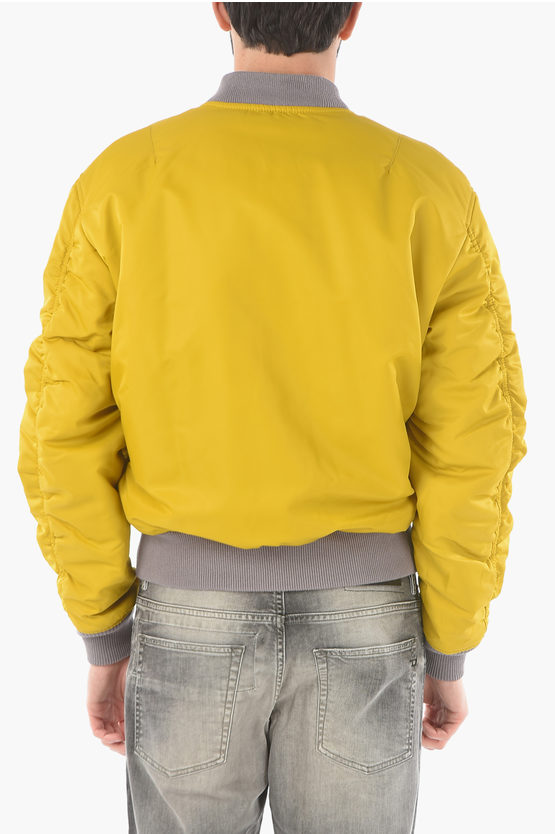 Diesel Front Zipped Reversible Padded Bomber Jacket men Glamood Outlet