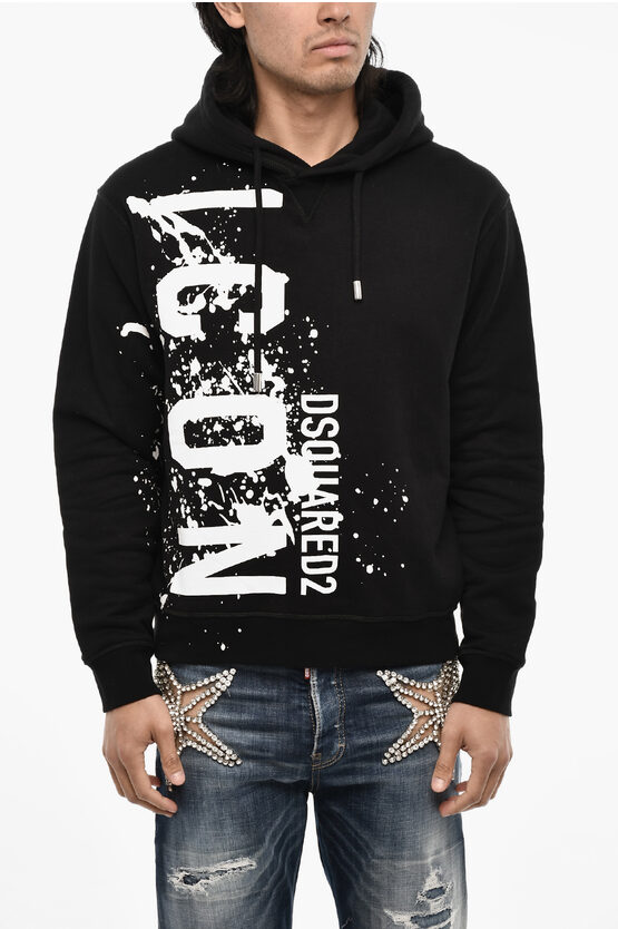Dsquared2 Frontal Maxi Monogram Hoodie