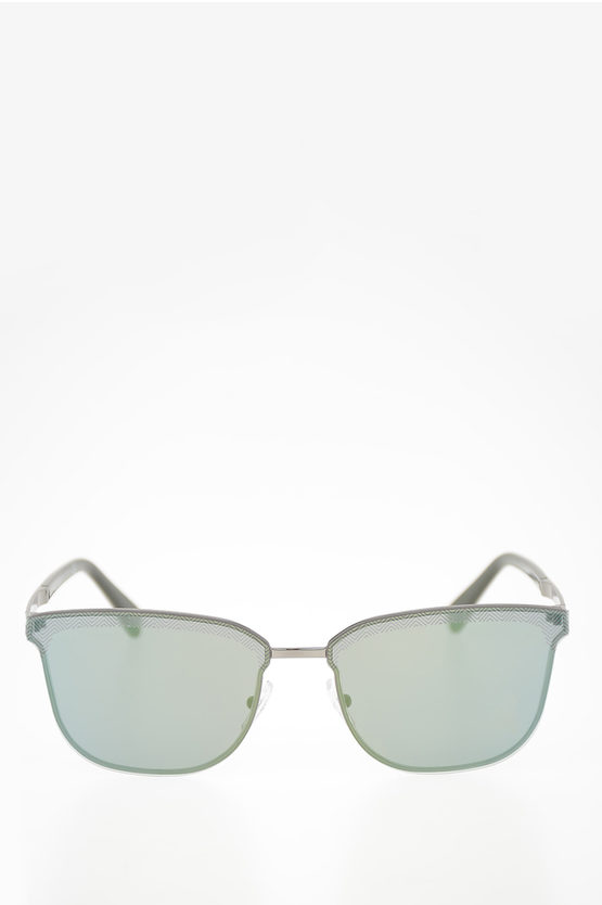Ermenegildo Zegna Full Rim Universal Fit Sunglasses In Grey