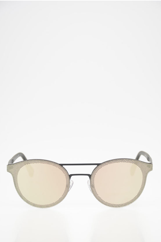 Ermenegildo Zegna Full Rim Universal Fit Sunglasses In Gray