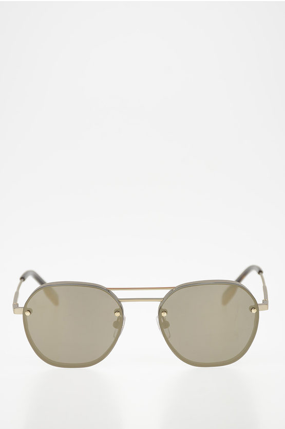Ermenegildo Zegna Full Rim Universal Fit Sunglasses In Gray