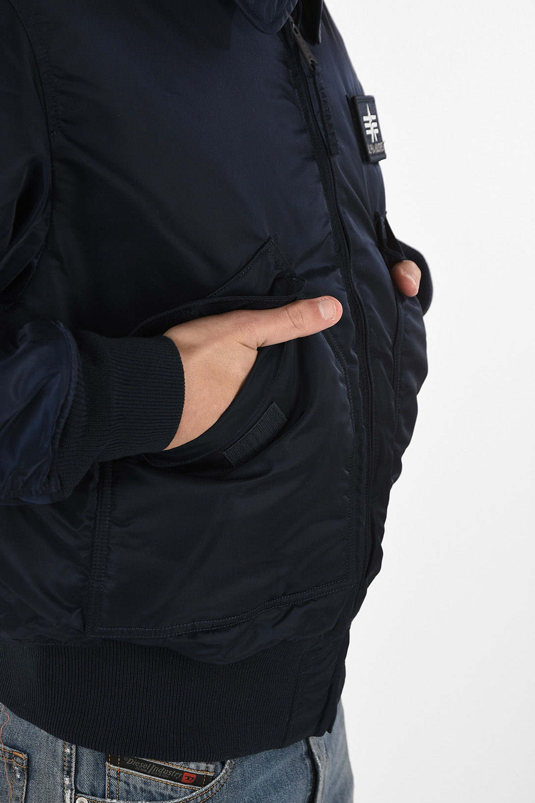 ジャケット/アウター ミリタリージャケット full zip utility fatigue jacket