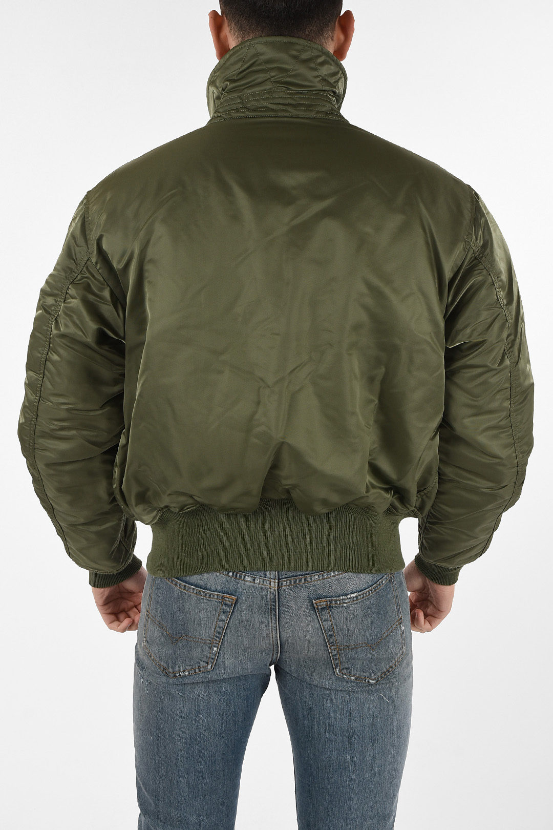 Alpha Industries full zip utility fatigue jacket men - Glamood Outlet