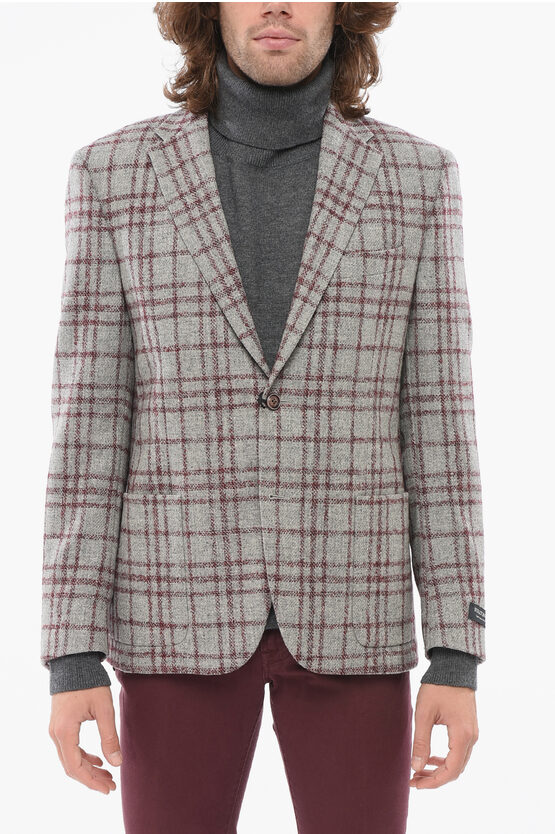 Corneliani Fulltime Wool Blazer With Patch Pockets