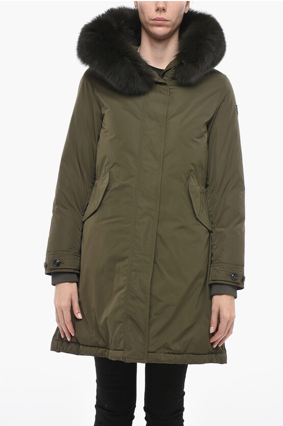 Shop Woolrich Fur Hood Keystone Parka