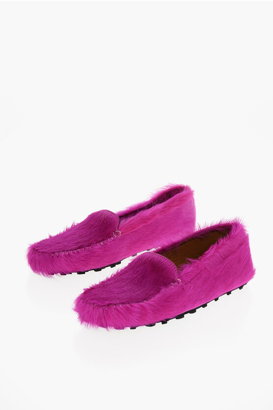 Fur Pony Loafers Wi…