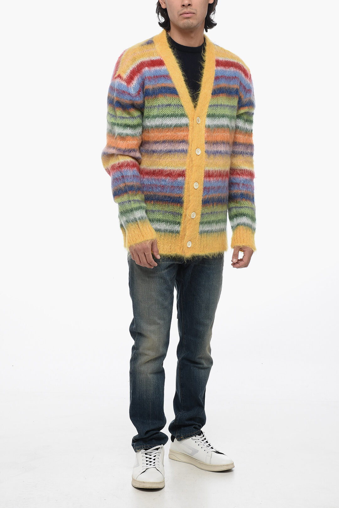 【送料&関税込】Embroidered Mohair Blend Fuzzy-wuzzy Cardiga Marni Mohair Fuzzy Wuzzy Cardigan – Justin Reed