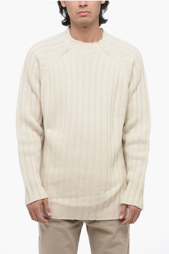 Armani Collezioni Ga Emporio Ribbed Wool Blend Pullover