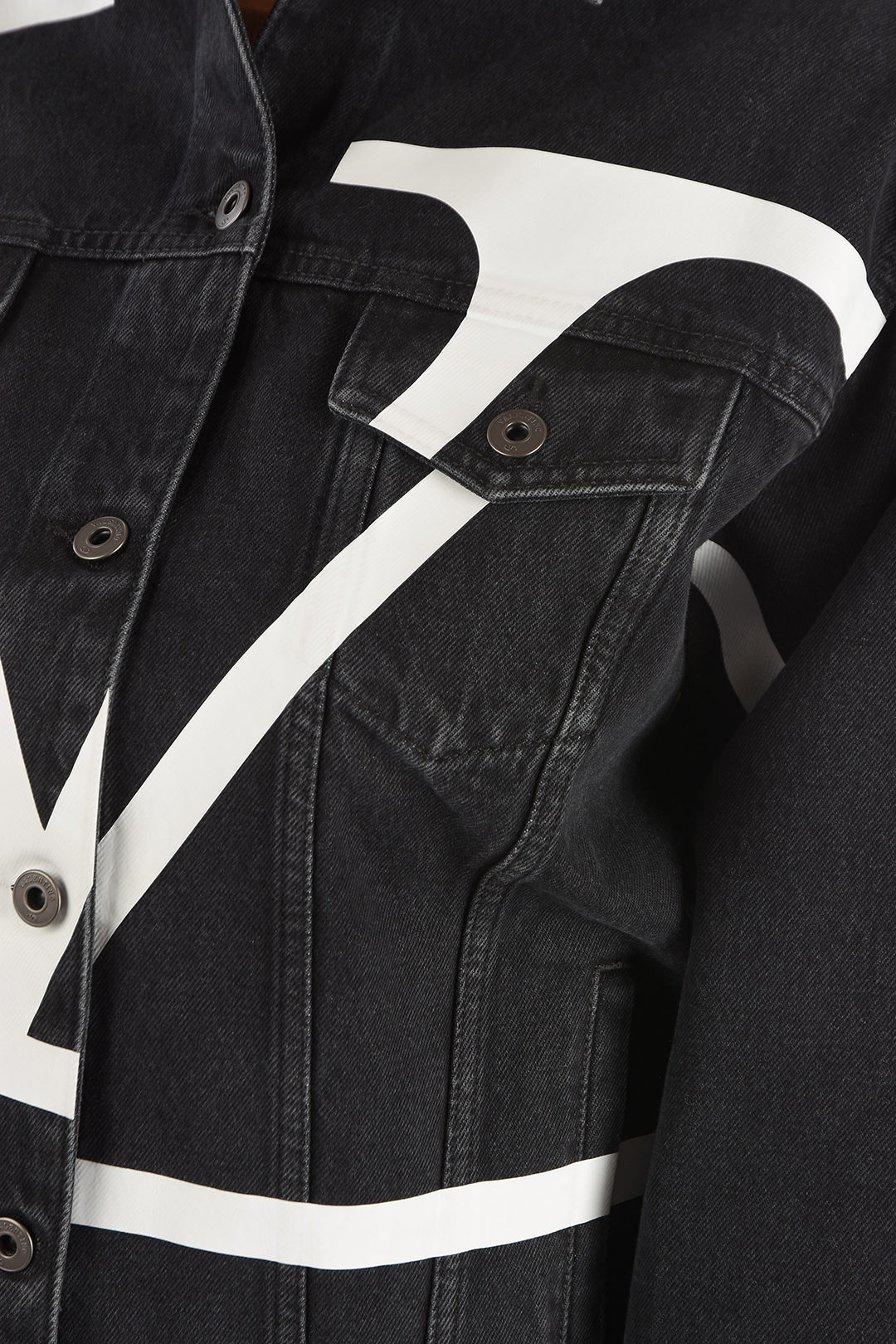 ジャケット VALENTINO GARAVANI SOLID SAHARIANA IN DENIM Valentino Garavani Sahariana Denim Jacket | Blue | FARFETCH
