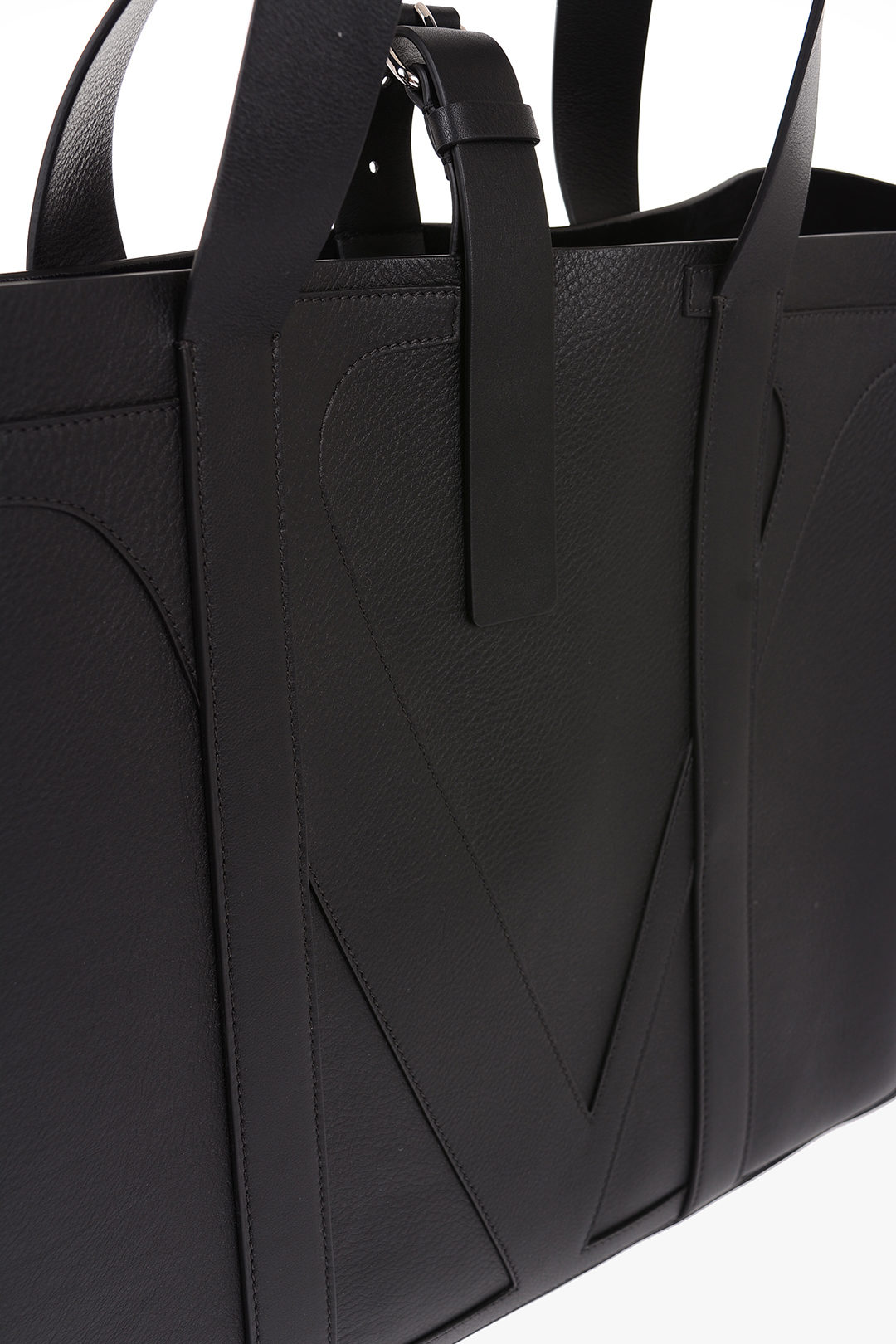 Valentino GARAVANI Leather Logoed Maxi Tote Bag women