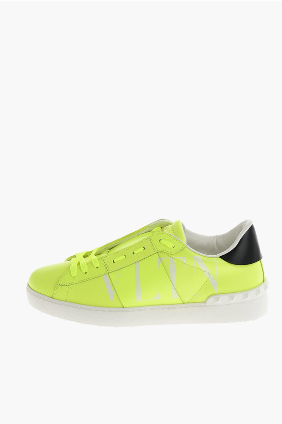 Valentino GARAVANI VLTN Sneakers fluo in pelle uomo Glamood Outlet