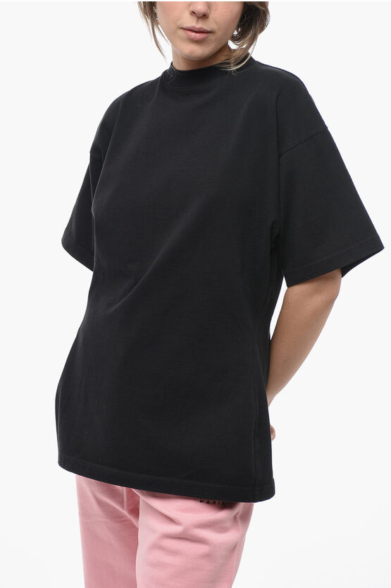 Shop Balenciaga Garde-robe Slim Fit Cotton T-shirt