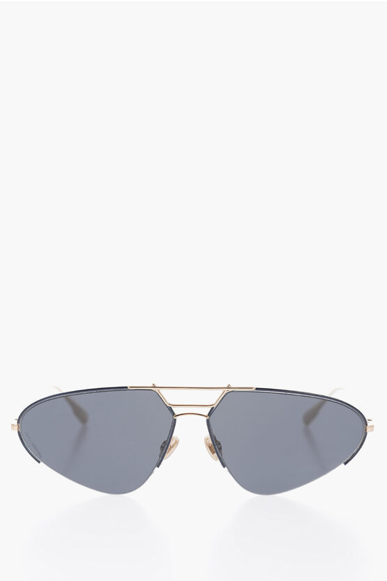 Dior Geometric Frame Stellaire 5 Sunglasses With Golden-details