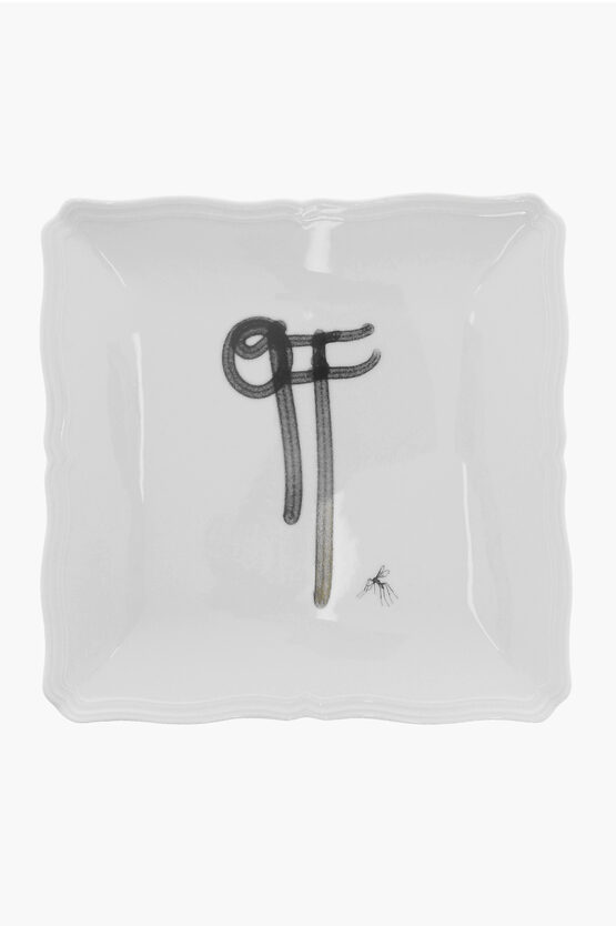 Shop Off-white Ginori Ceramic Traywhite Squared Plate