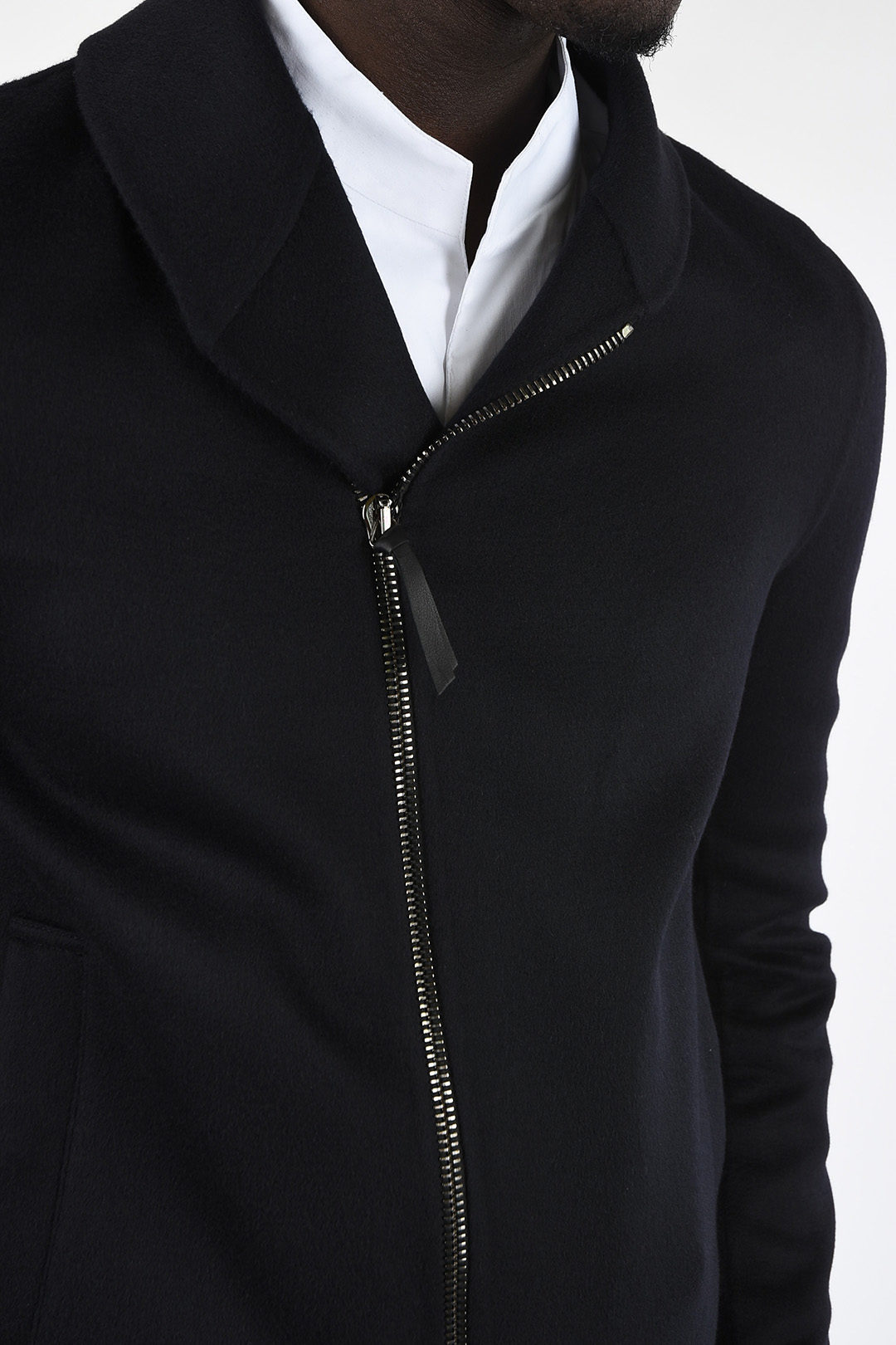 Armani GIORGIO ARMANI Cashmere Asymmetric Jacket men - Glamood Outlet