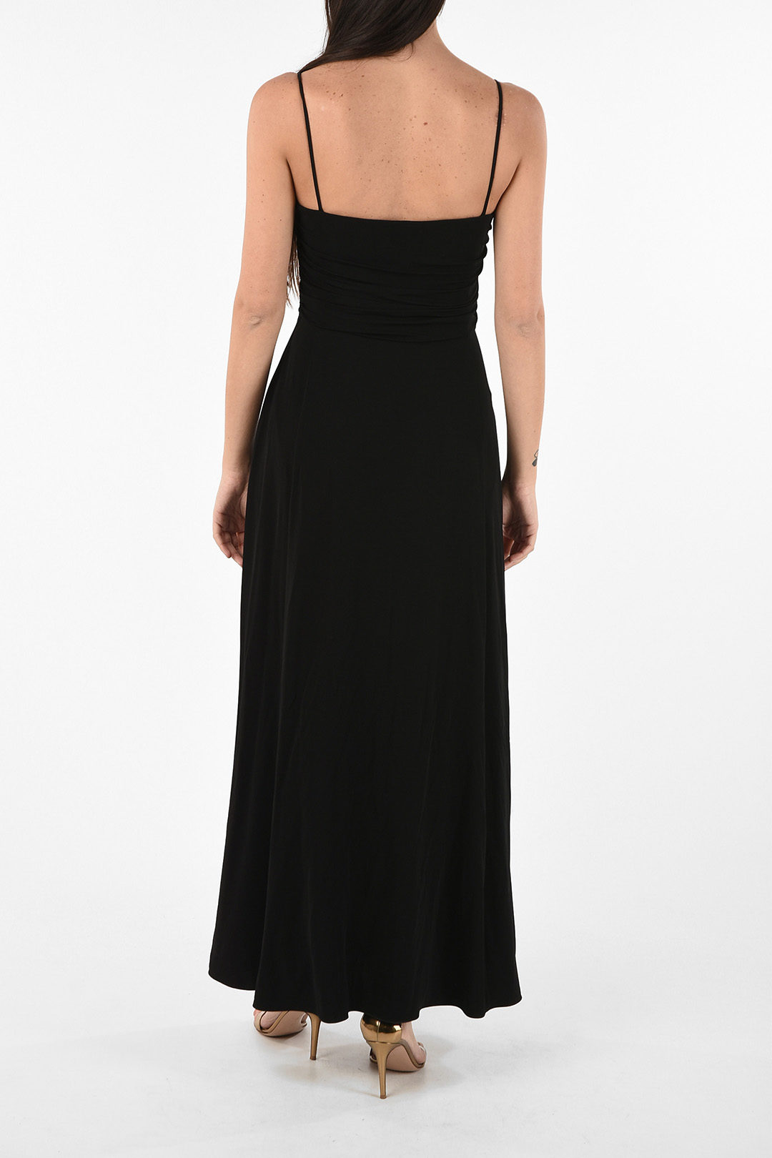 Armani GIORGIO ARMANI Draped Sleeveless Maxi Dress women