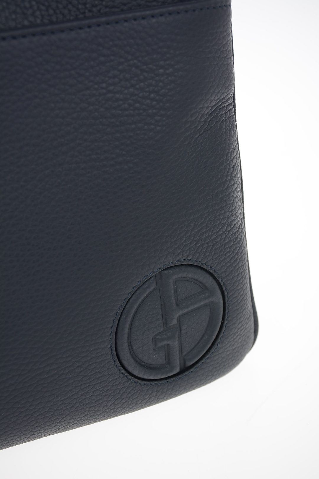 Leather crossbody bag Giorgio Armani Green in Leather - 32063342