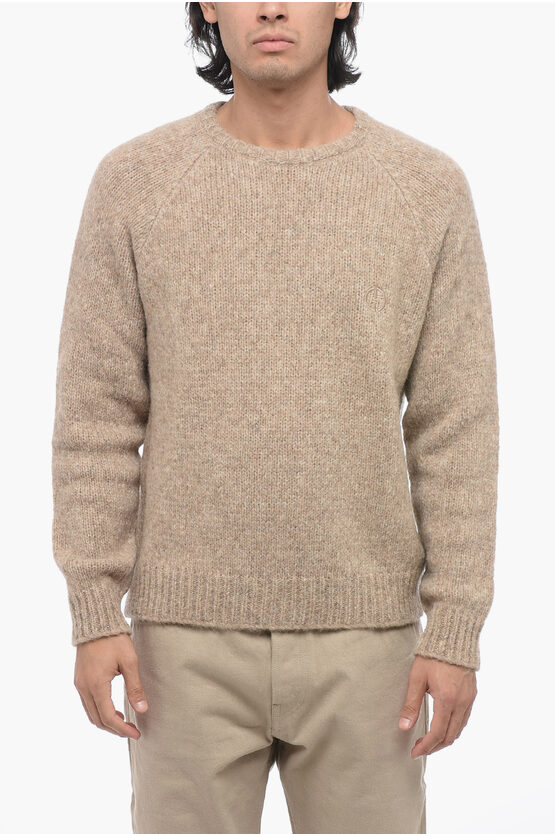 Armani Collezioni Giorgio Crew Neck Alpaca Blend Jumper