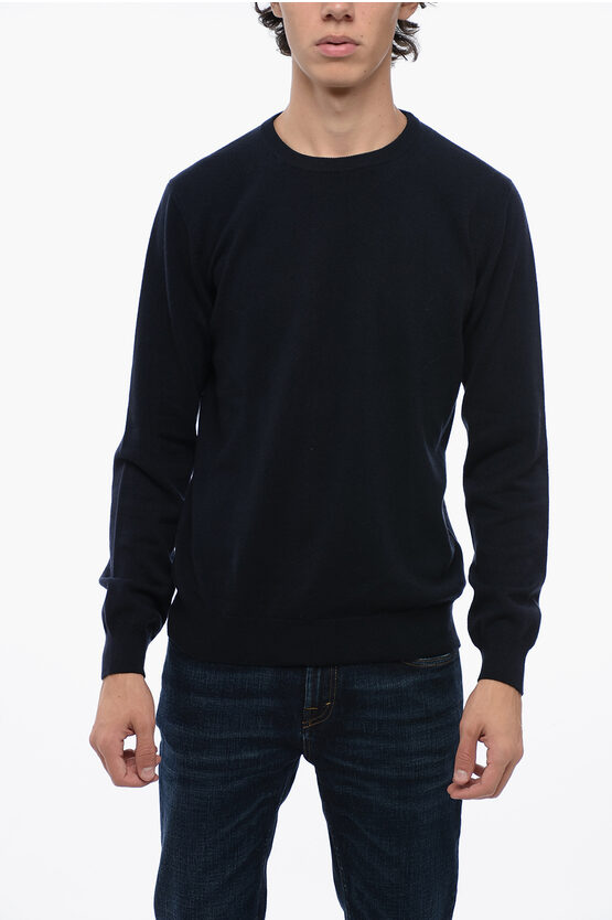 Shop Armani Collezioni Giorgio Crew Neck Cashmere Sweater