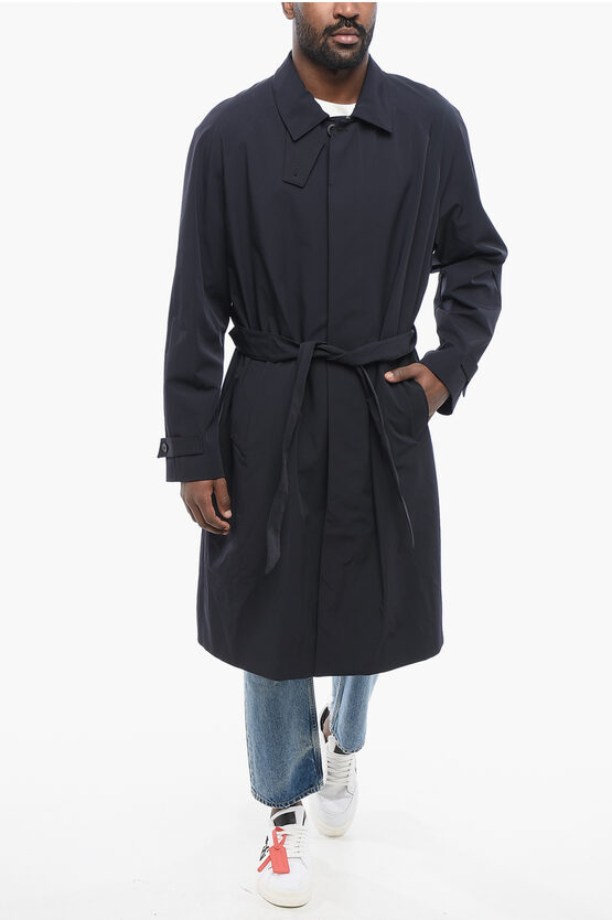 Armani GIORGIO Nylon Trench Coat with Belt men - Glamood Outlet