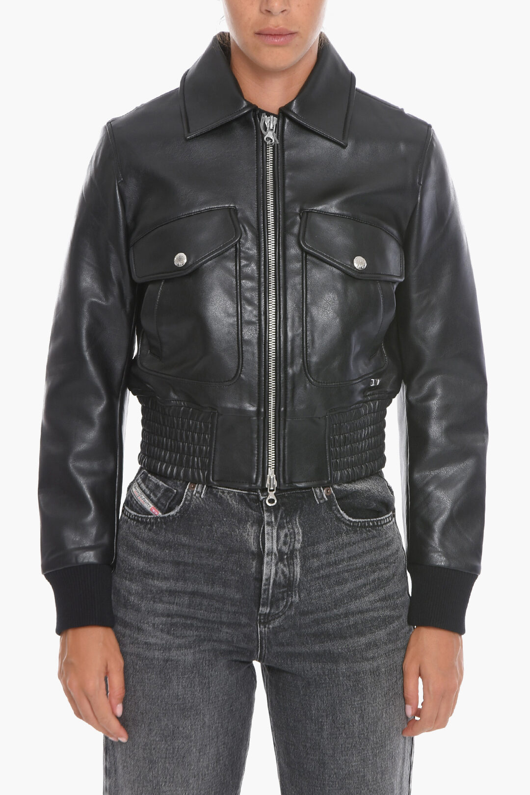 Giubbotto Karl Lagerfeld in ecopelle donna