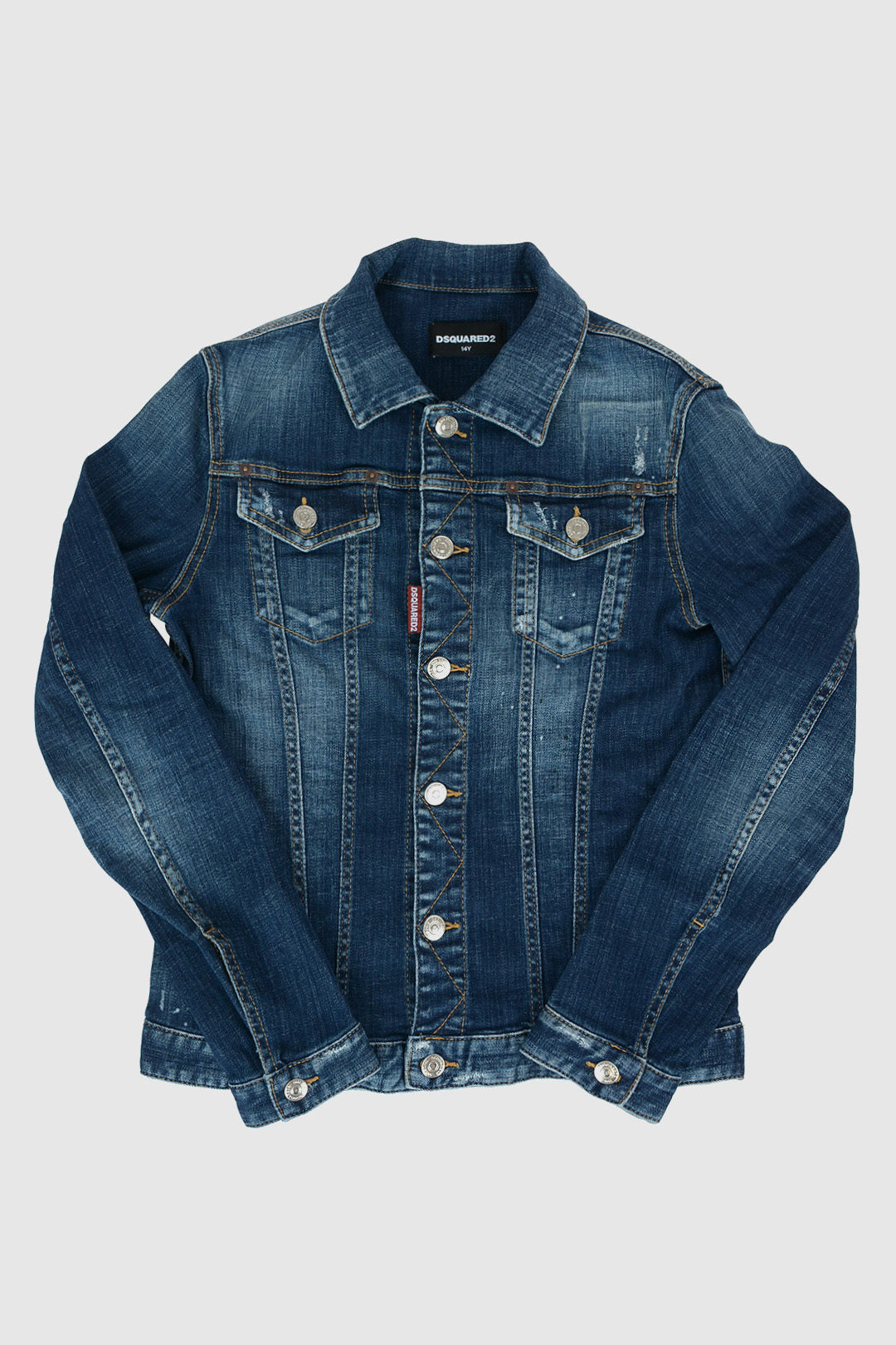 Dsquared2 Kids Giubbotto in Denim bambino Glamood Outlet