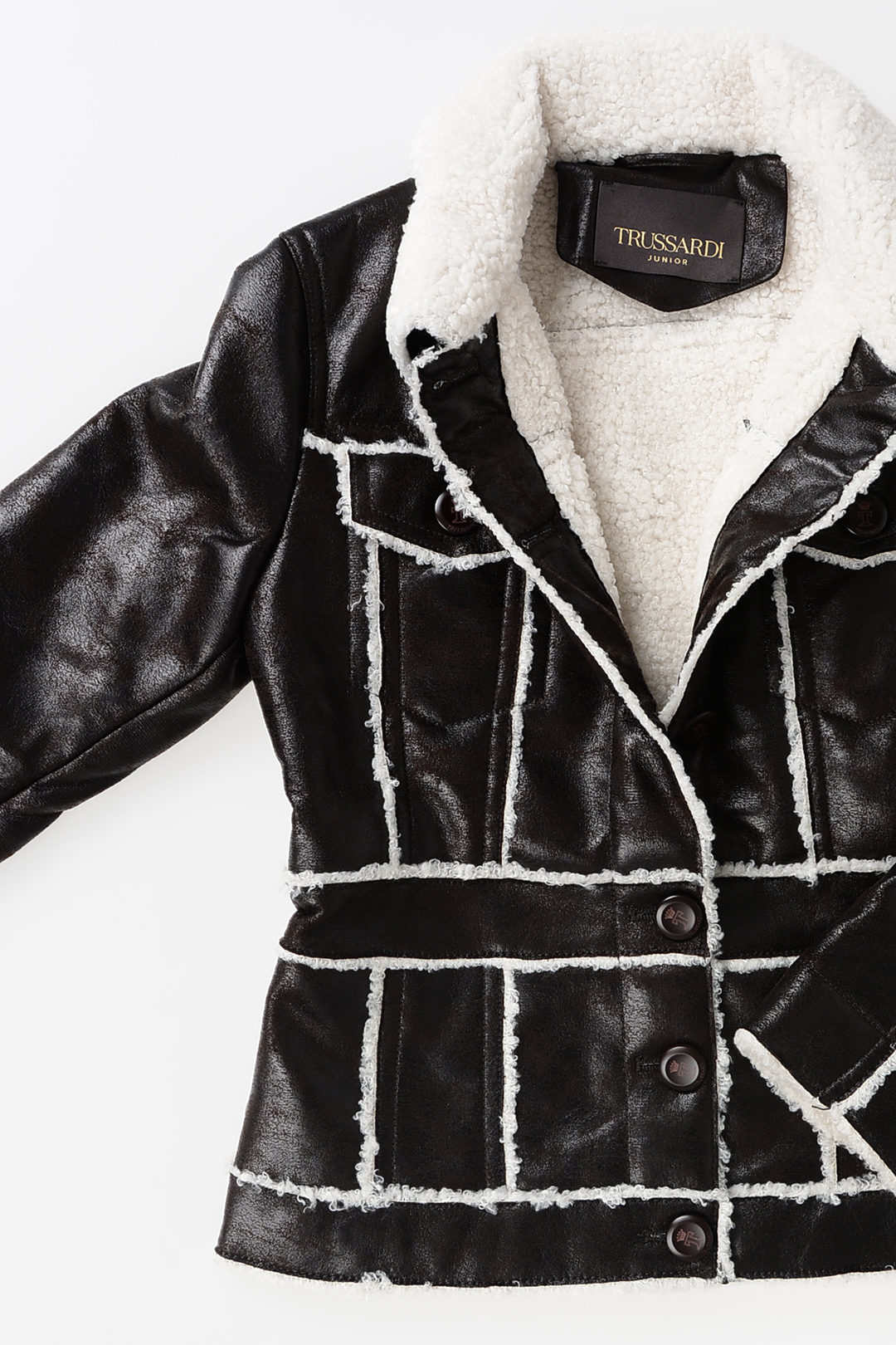 Trussardi Junior Giubbotto In Ecopelle bambina - Glamood Outlet