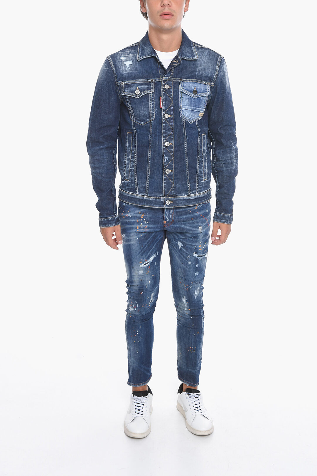 Street One Studio Gonna Midi In Jeans Donna Con Vita Alta E Frange - 3