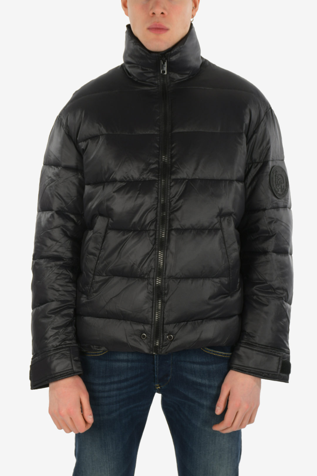 Diesel Giubbotto Puffer W-SMITH-A-WH con Zip Frontale uomo - Glamood Outlet