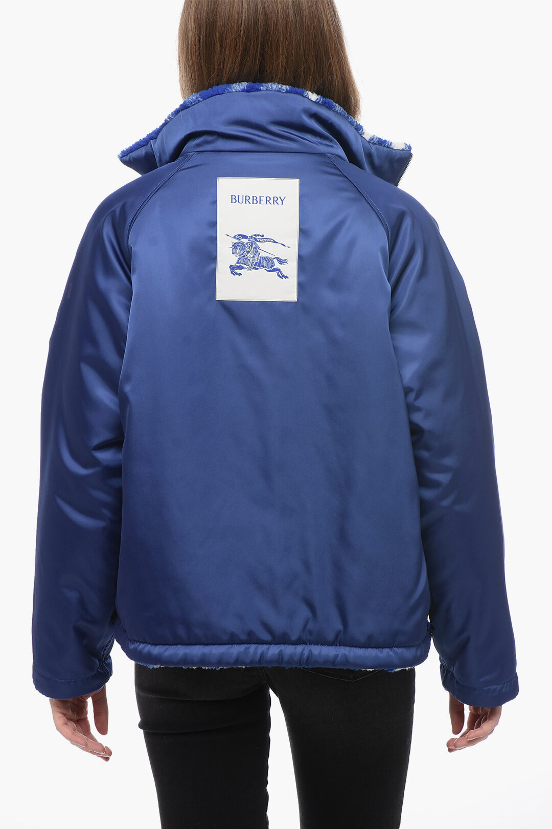 Burberry Giubbotto Reversibile Con Stampa Check donna Glamood Outlet - Main Image