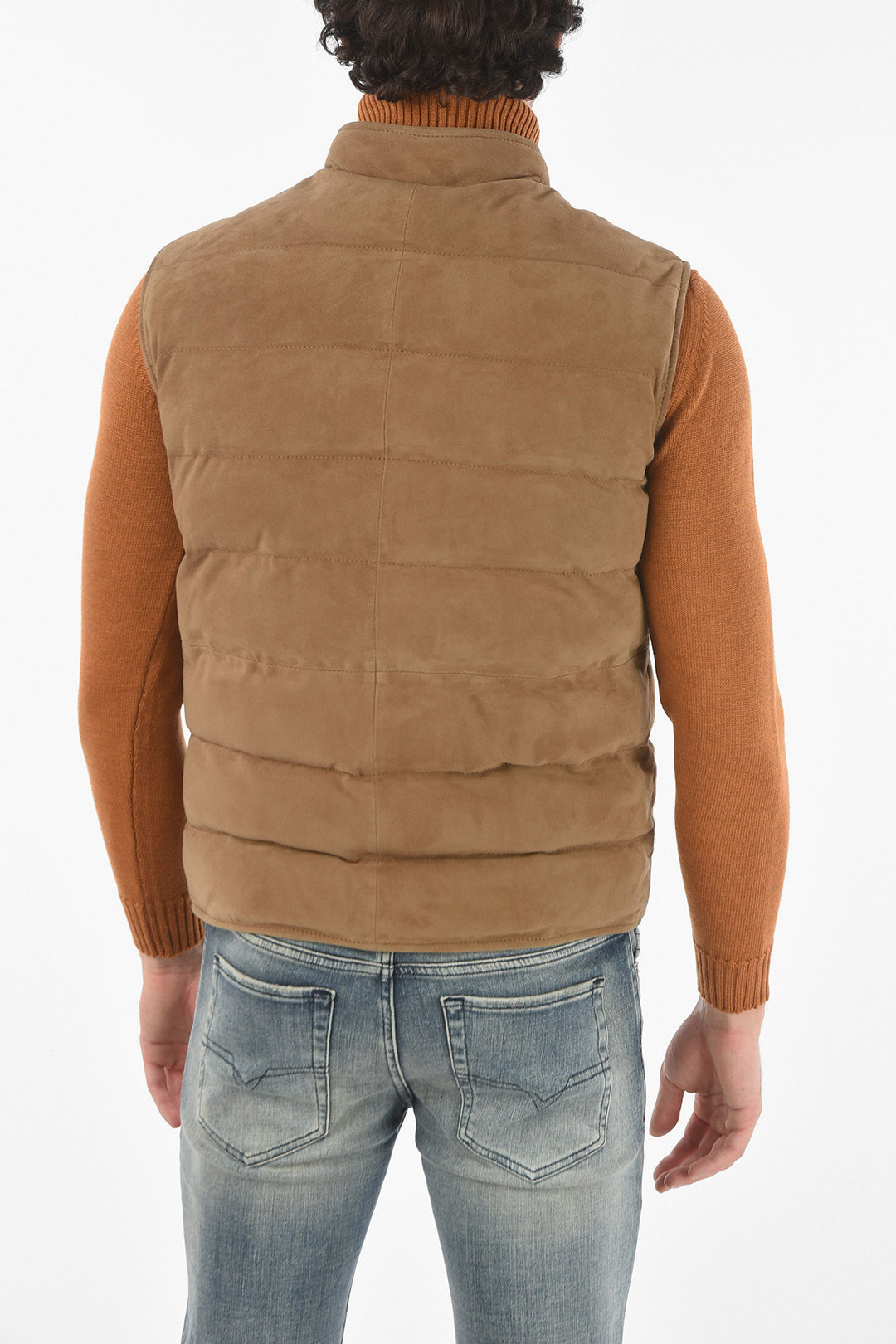 Quge Gilet Uomo Senza Maniche Giù Giubbotti Cerniera Giacche Caldo