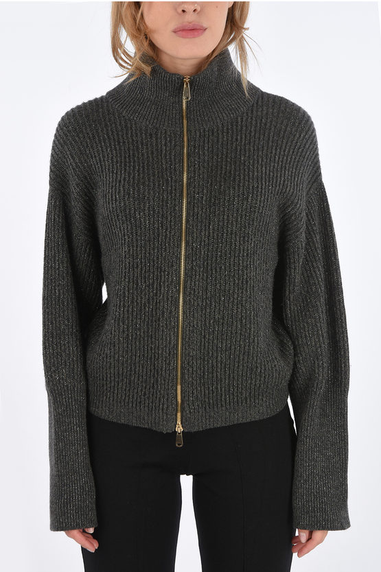 Brunello Cucinelli グリッターカーディガン 