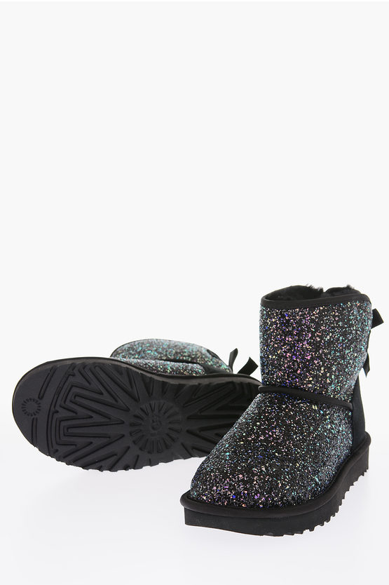 UGG glitter CLASSIC MINI BOW COSMOS Ugg boots women - Glamood Outlet