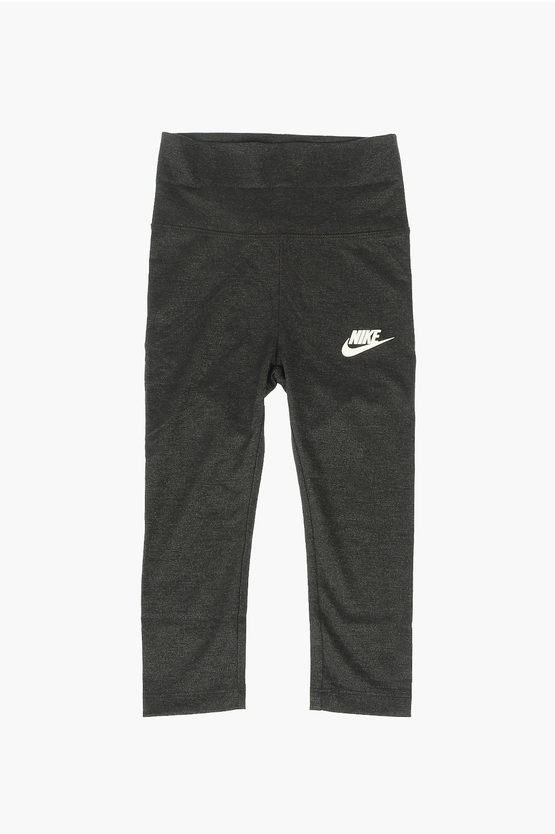 Nike Glittered Leggings In Black
