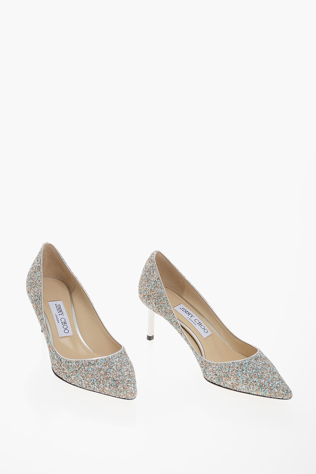 Glittery Leather ROMY Pumps 6cm