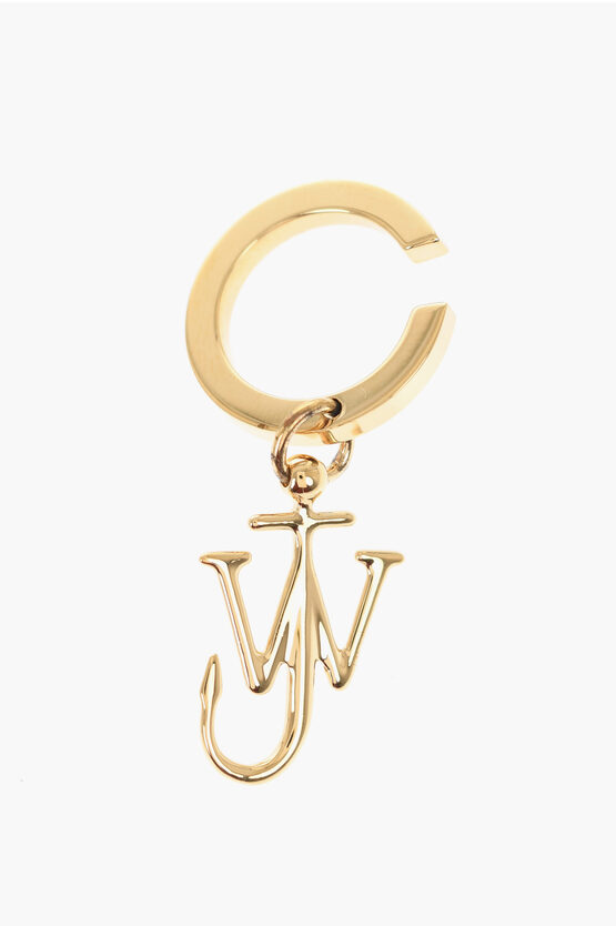 Jw Anderson Golden Effect Brass Anchor Single Ear Cuff