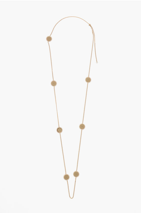 Celine Golden Effect Brass Médaille Heirlooms Necklace