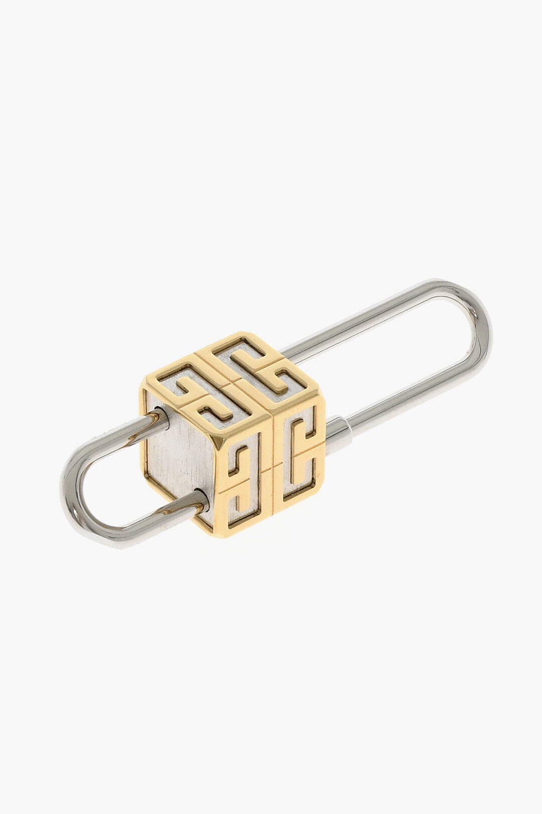 GIVENCHY padlock keyring in metal in - golden yellow