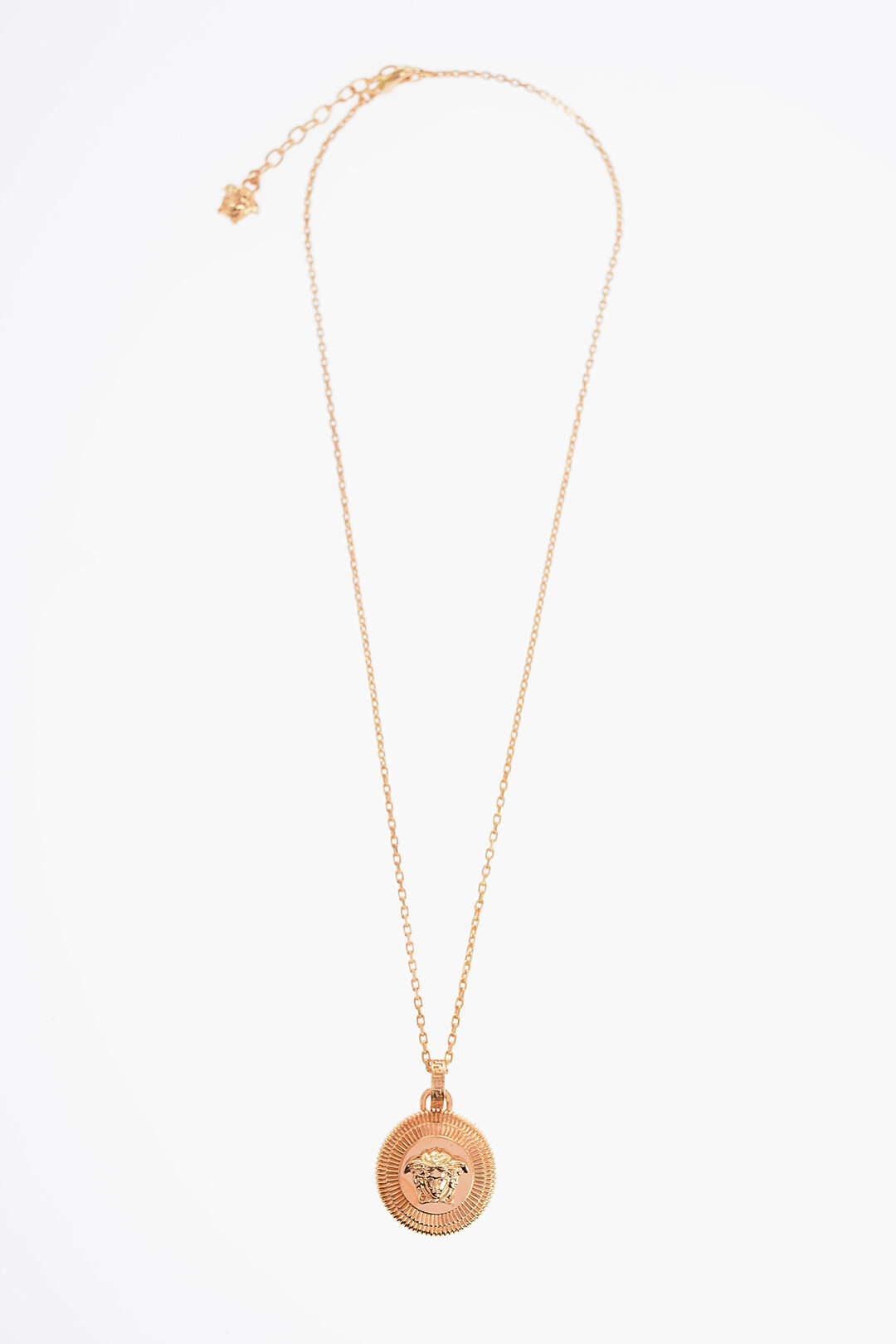 Versace Golden Effect Metal BIGGIE Necklace with Medusa
