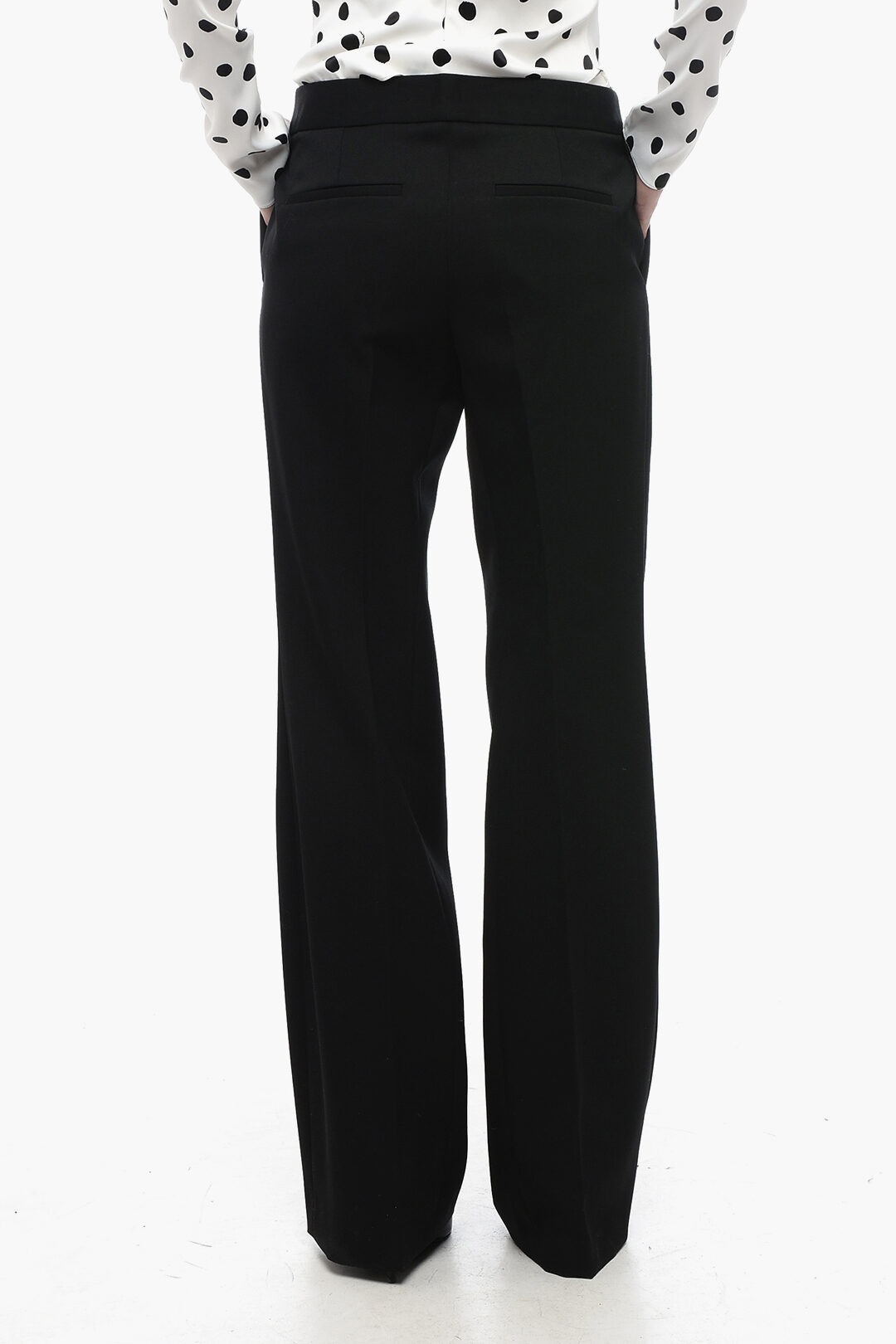 パンツ FENDI GRAIN DE POUDRE WOOL PANTS Jil Sander Grain de Poudre Wool Pants with Relaxed Fit women