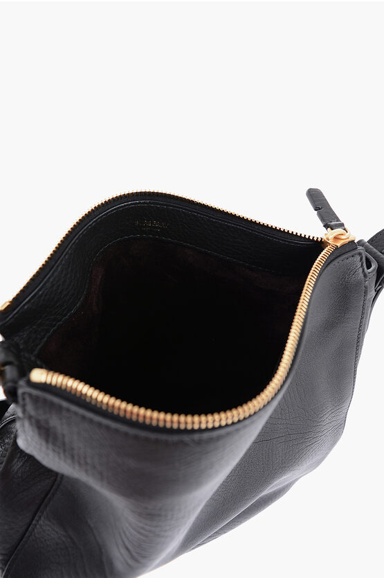 Grained Leather KNIGHT Bag with Lobster Clasp