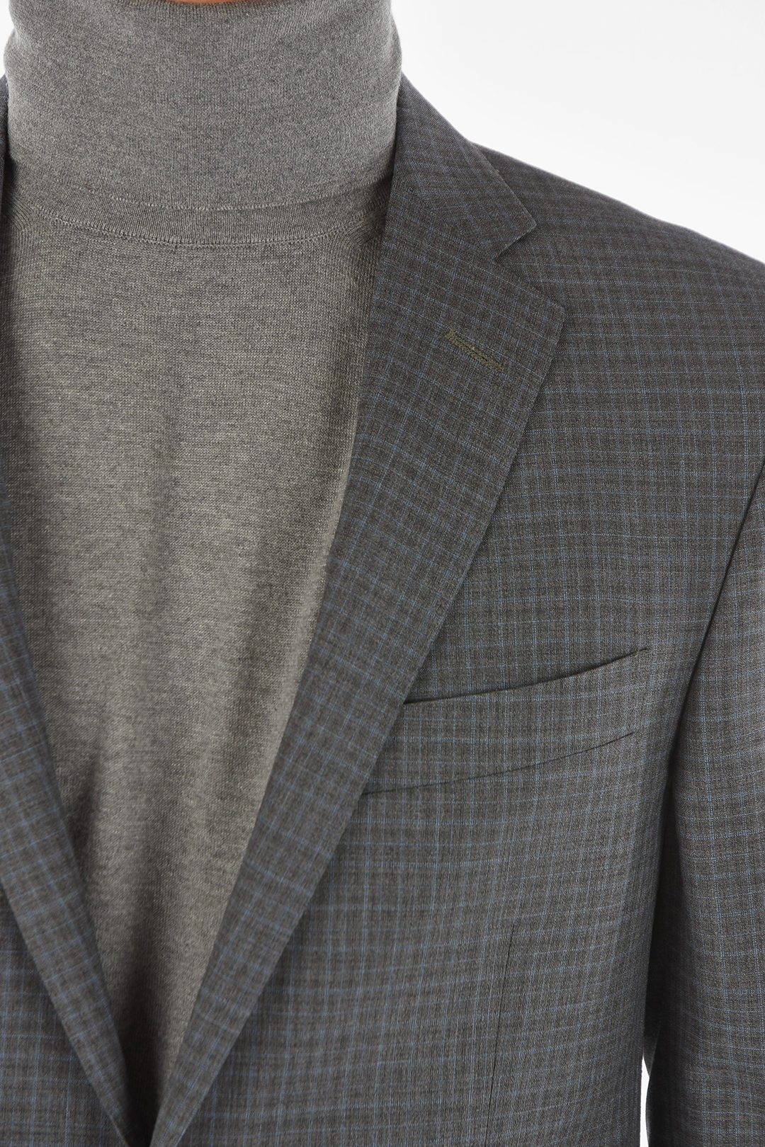 Corneliani Graph Checkered ACADEMY Suit with Notch Lapel men - Glamood ...