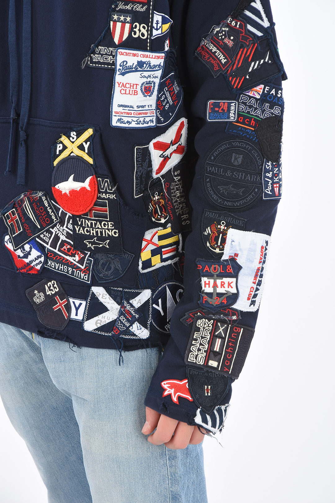 GREG LAUREN Sweatshirt with Patches