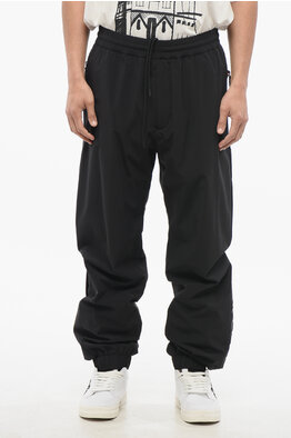 【関税&送料込】Moncler Graphite Wool Blend Pant Moncler logo-patch Cotton Cargo Trousers | Black | FARFETCH