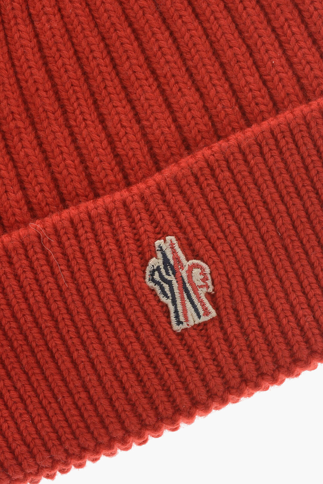 Moncler GRENOBLE Ribbed Virgin Wool Beanie unisex men women