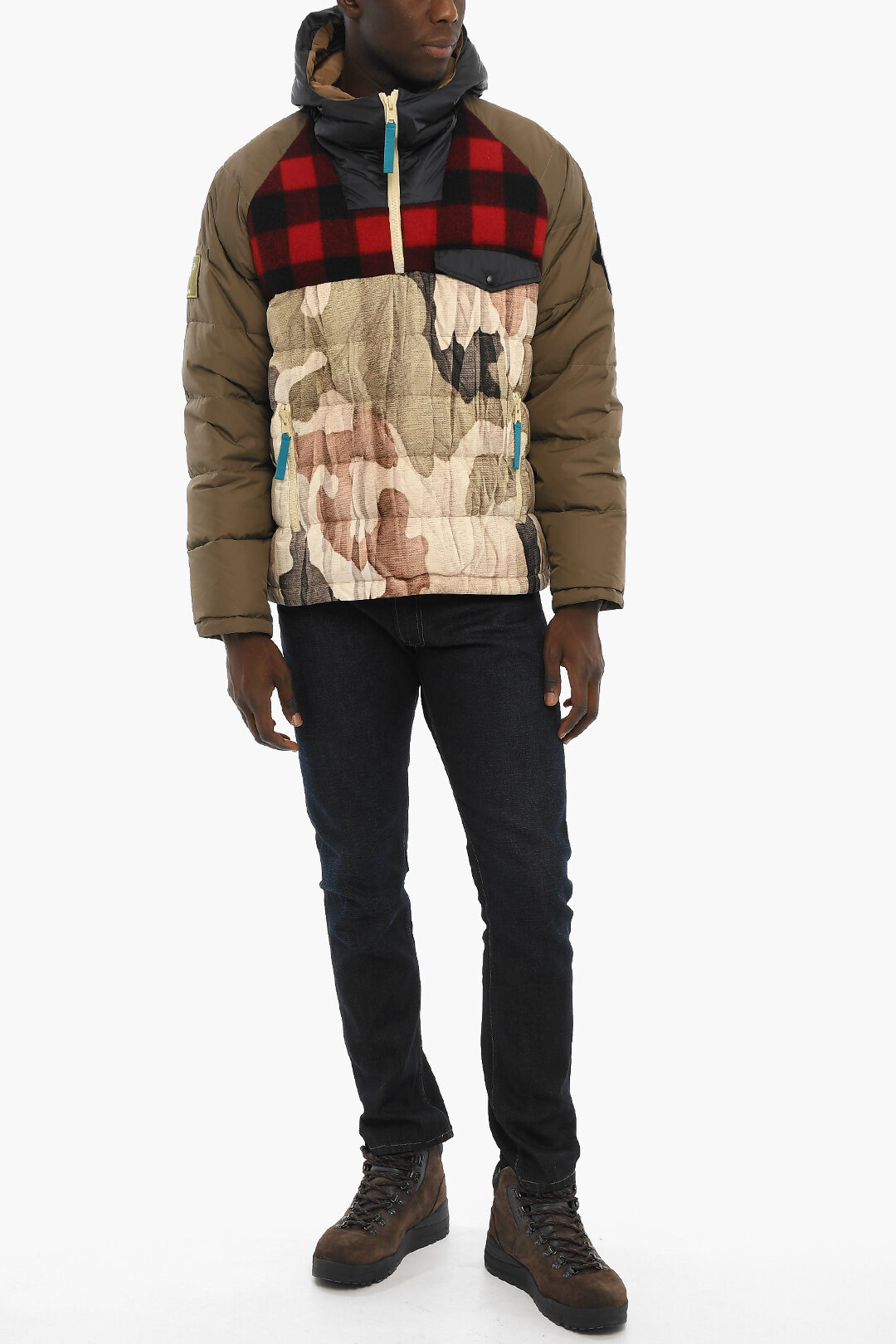 Camouflage Down Jacket Men's Short Lightweight Warm Trendy Slim Korean Personality Printed Winter Jacket Men main image 1
