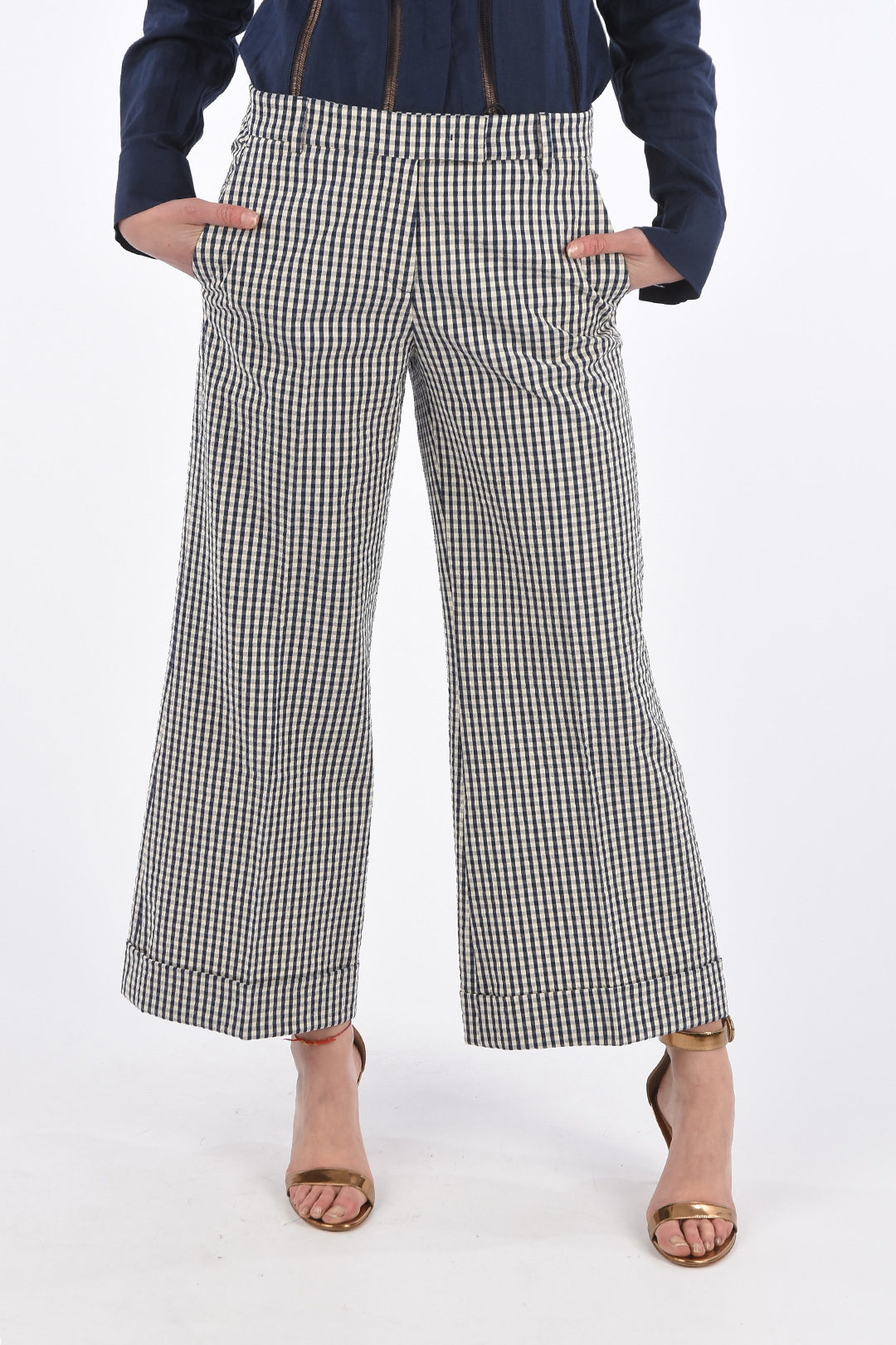Quelle2 Gun Club Check MELODY Wide Leg Pants women - Glamood